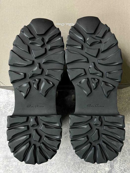 Черевики Rick Owens Bozo Tractor Jumbo Lace Boots боти чорні DRKSHDW