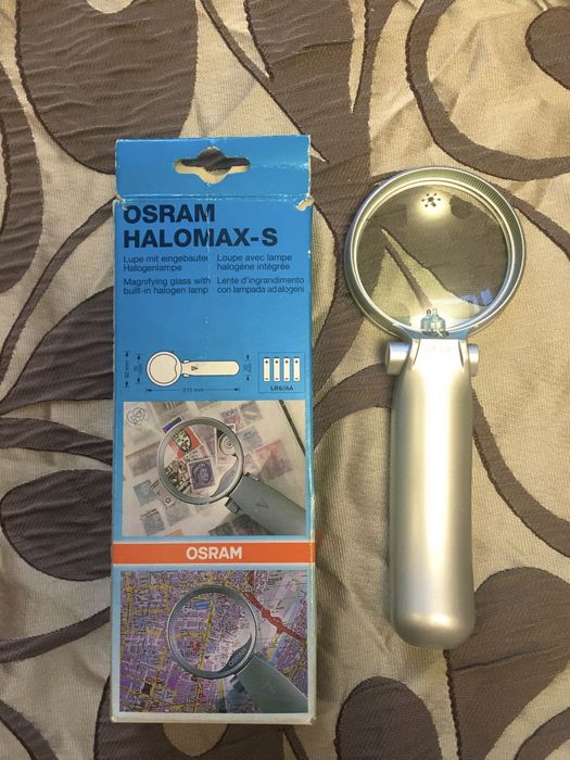 Увеличительное стекло.