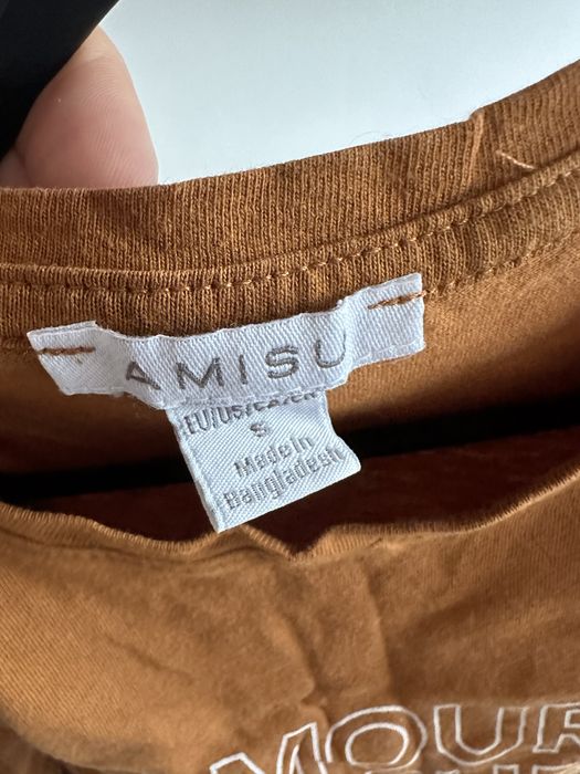 Koszulka t-shirt z krótkim rękawem amisu S