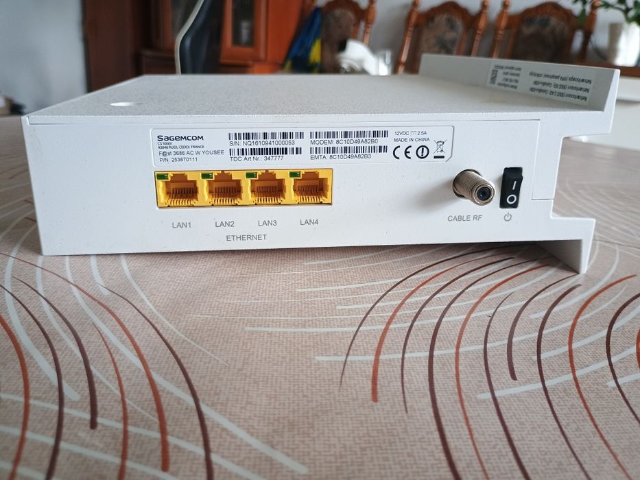 Router wifi sagemcom yousee