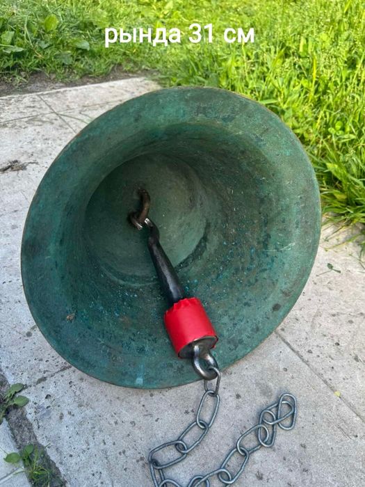 Рында бронза  колокол дзвин  антиквариат Валдай. Язычок