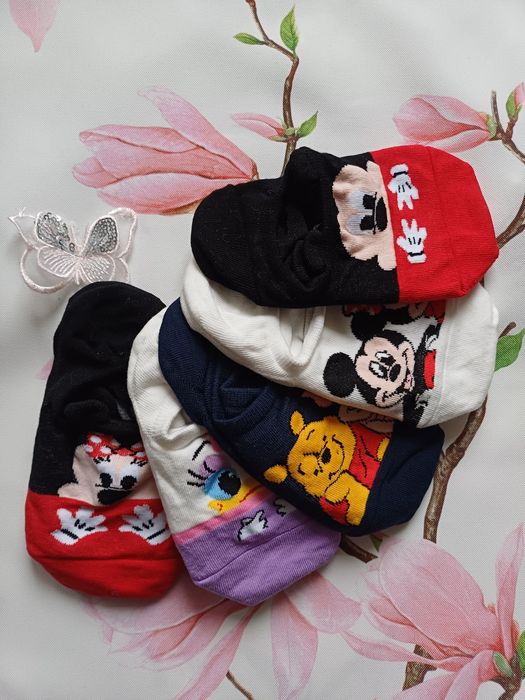 Skarpetki, stopki, Disney, Myszka Miki, Kubuś Puchatek