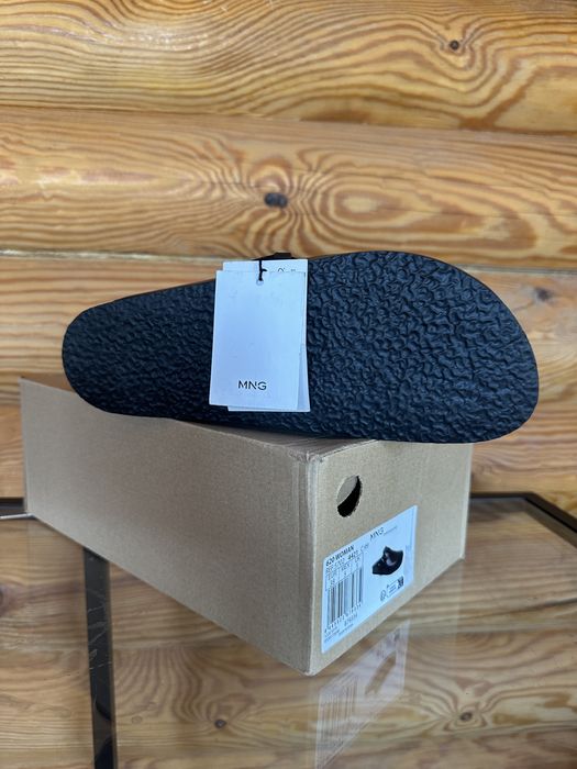 Клоги Mango Манго шкіряні 38 розмір