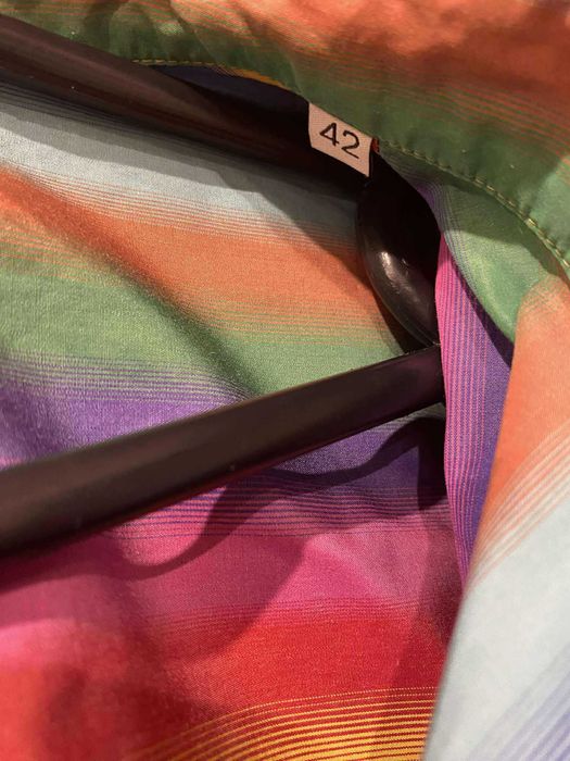 ETRO MILANO fantazyjna markowa długa koszula r. 42