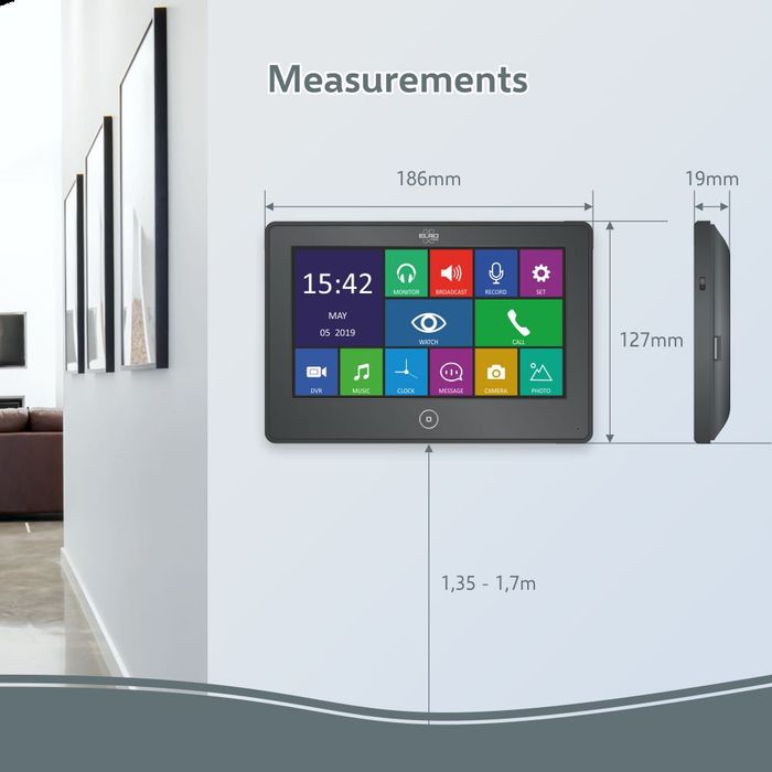 Видеозвонок на две квартиры ELRO PRO PV40 FULL HD