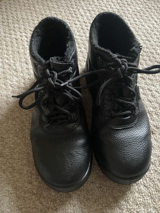 Ботінки берци шкіряні зимові 40 р  seven з металевим носком