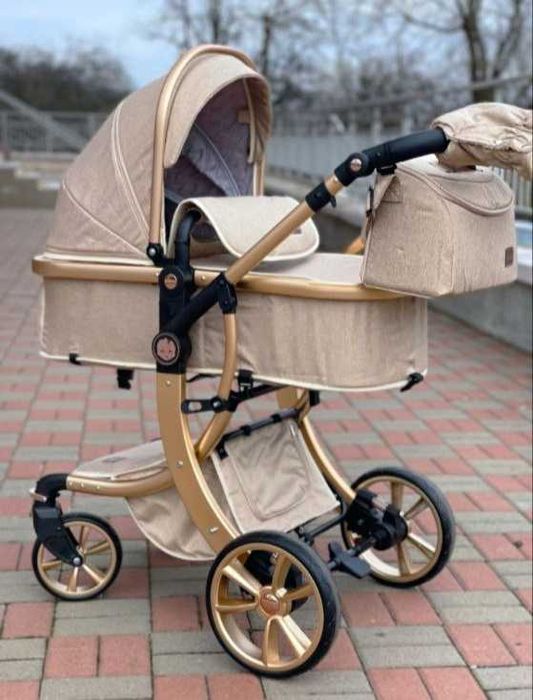 Срочно Коляска-трансформер POTÉ AIMILE, цвет gold