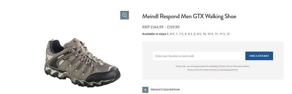 Кросівки Meindl Respond Men GTX