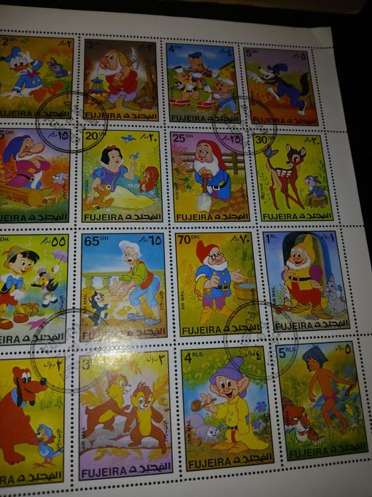 Folha de selos Emirados Árabes unidos