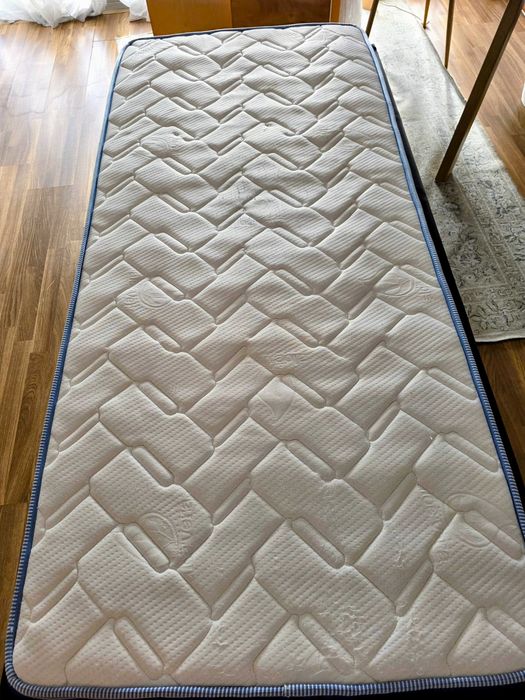 Cama + Colchão Solteiro