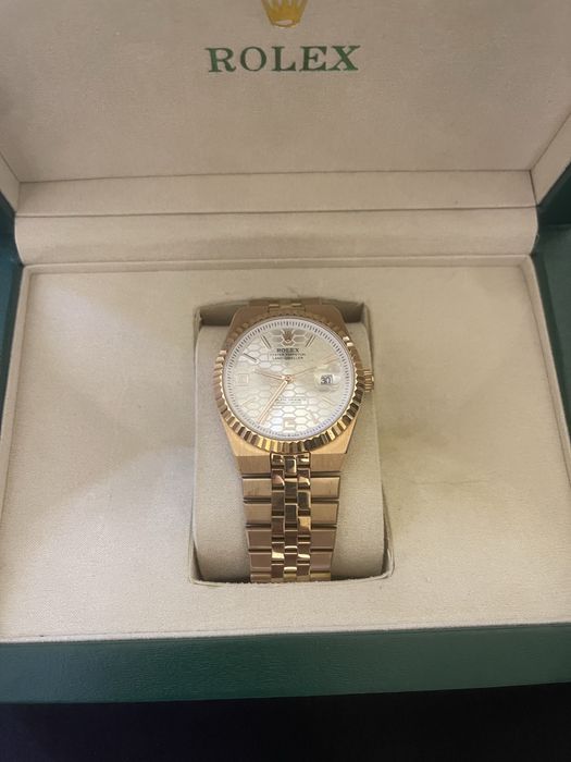 Чоловічий годинник у стилі Rolex Datejust — золотистий, механіка