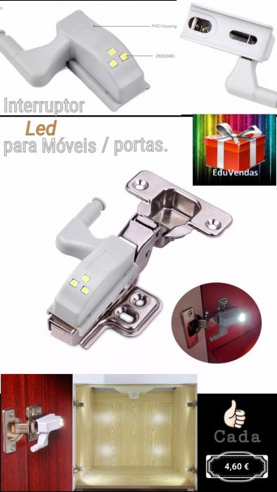 Interruptor led p/ moveis