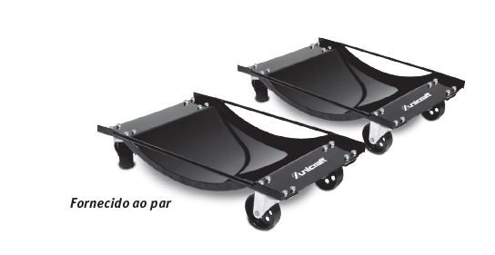 Suporte/Posicionador/Transportador de veículos automóveis