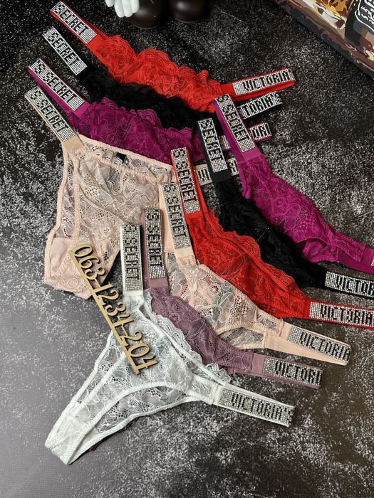 Жіночі трусики Victoria Secret бразіліана стрінги ПРЕМІУМ ЯКІСТЬ