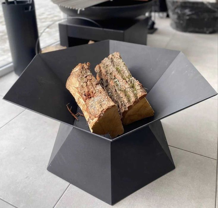 Вогнище для саду. Чаша для вогню. Садовий мангал з решіткою-гриль