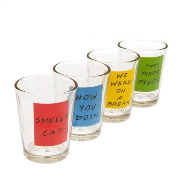 Набір чарок (шотів) Friends / Друзі з цитатами — 4 шт.
Опис: