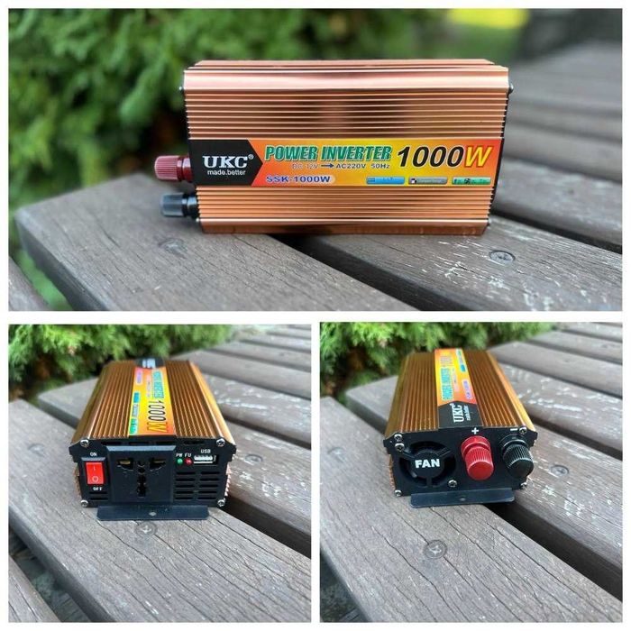 Перетворювач напруги. Перетворювач 12 220 чиста синусоїда 200w - 9000w.‼️ Перетворювач струму. Інвертор Генератор. Безперебійник. Інвертор гібридний