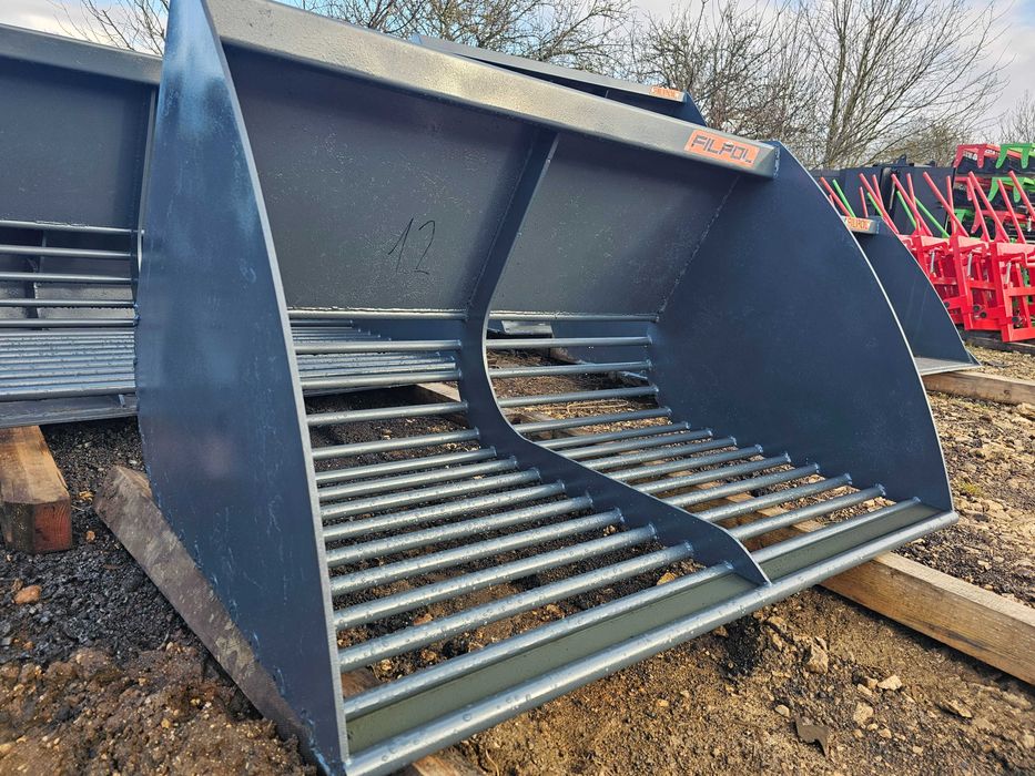 Łyżka przesiewowa do tura / ładowarki szufla ażurowa łycha do ziemi