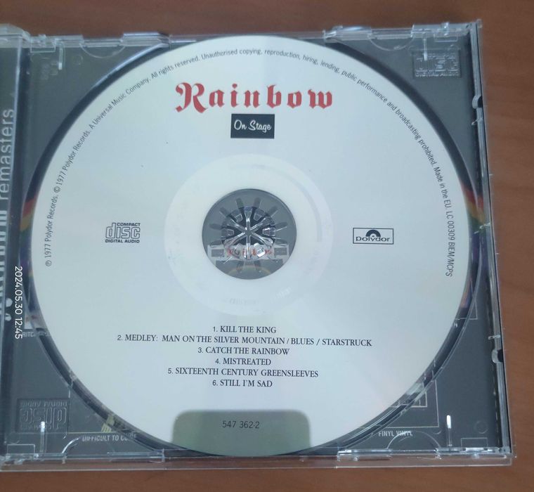 Cd original dos Rainbow