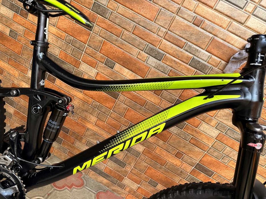Велосипед MERIDA One-Twenty 27.5"S-M" Shimano DEORE, SR Suntour  140 mm