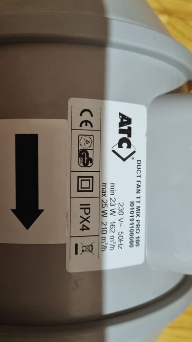 Wentylator 100.W bardzo dobrym stanie