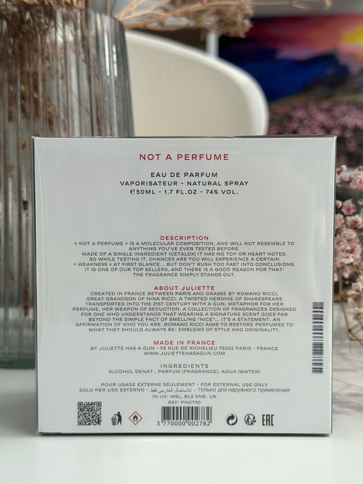Оригінальні парфуми парфюми духи Juliette Has A Gun Not a Perfume