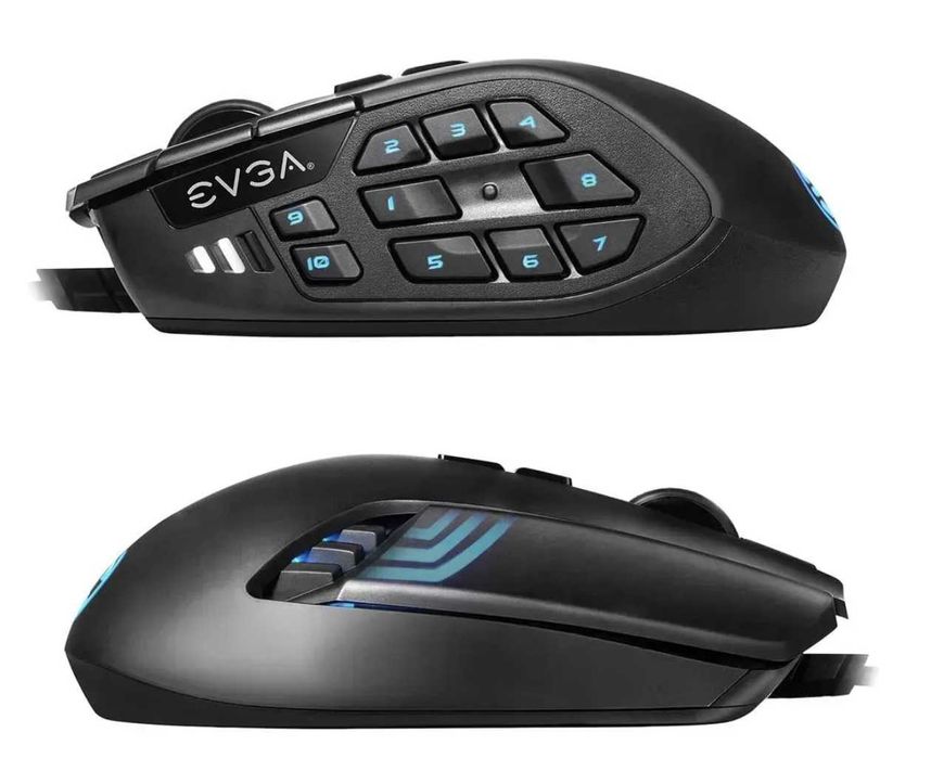 Ігрова Миша EVGA X15 MMO Black 20 кнопок 18000 Dpi
