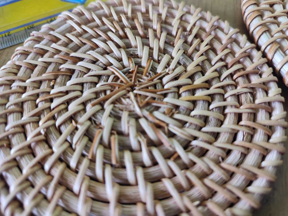 Піднос рознос бар плетений для подачі їжі ротанг Голандія