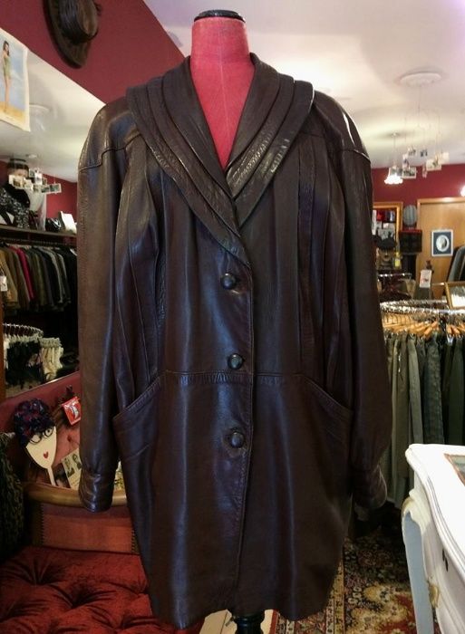 NUNEZ ANTILOPE - Casaco vintage em pele