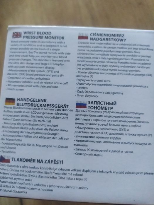 Ciśnieniomierz nadgarstkowy Esperanza