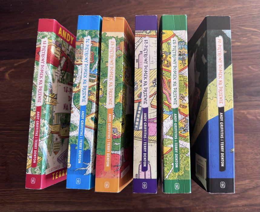 Seria piętrowy domek na drzewie tomy 1-6 Andy Griffiths