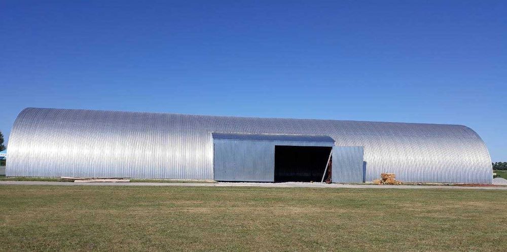 Ангар Склади Навіси Зерносховища з ПДВ виготовлення в Україні під ключ