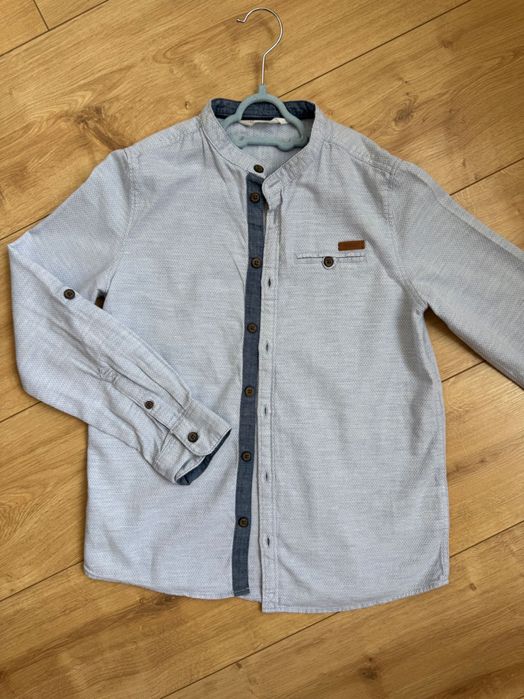 Крута блакитна сорочка від H&M, 9-10 років (140см). Стан ідеальний!