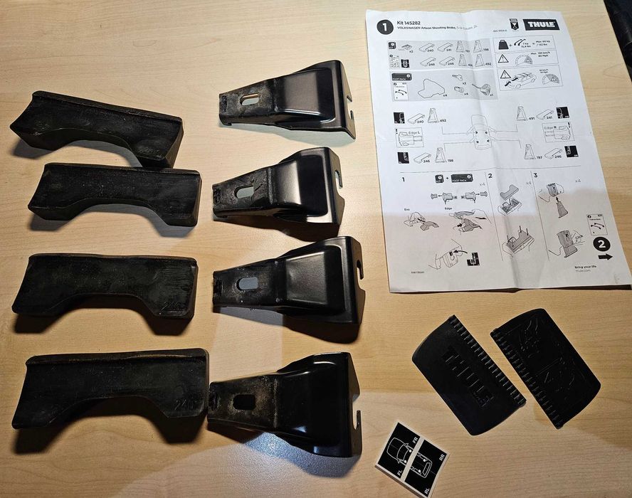 kit Thule para montar barras num VW Arteon Shooting Brake