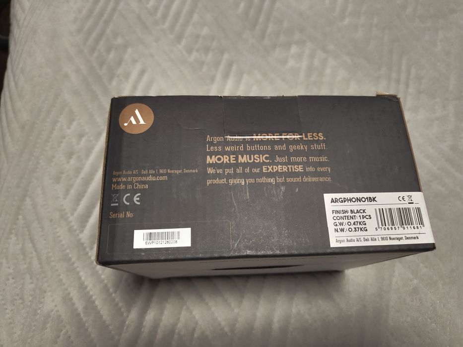 Argon Audio Phono1 pre amp przedwzmacniacz gramofonowy