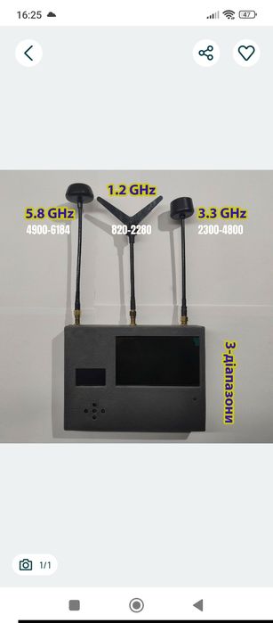 3-х антенний детектор дронів