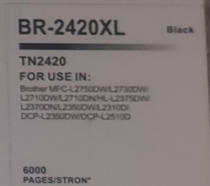 Toner brother NOVOS