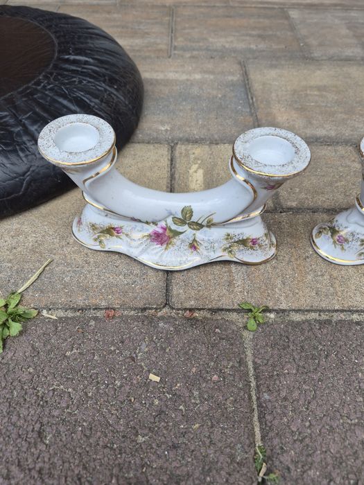 Świecznik porcelanowy Chodzież 2 szt.