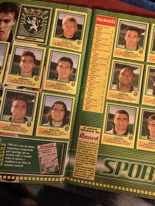 Cadernetas Futebol Ligas 99-00 e 01-02