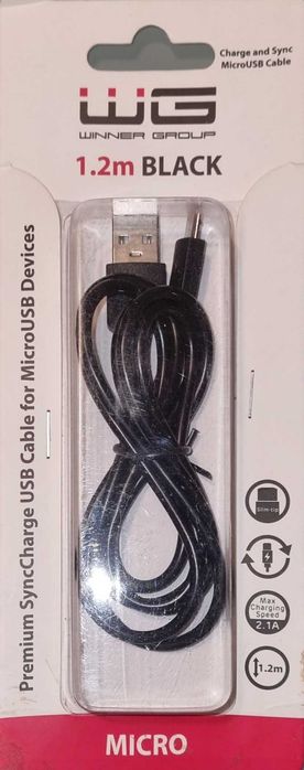 Kabel USB na micro USB 1,2 m