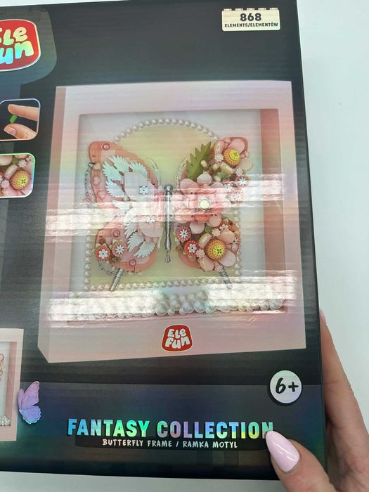 Ramka Motyl z Klocków Mini Blocks – Fantasy Collection 868 elementów
