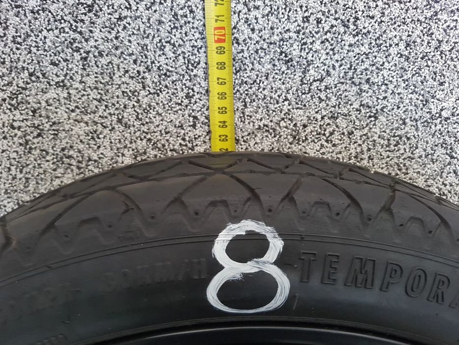 koło dojazdowe vw taigo t-cros skoda kamiq seat audi tt 5x112  125/70r
