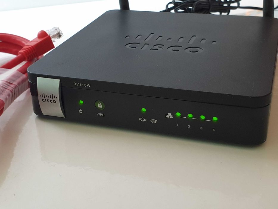 WI-FI ровтер  Cisco RV110W  VPN Firewall 4 LAN FE, 2.4 ГГц