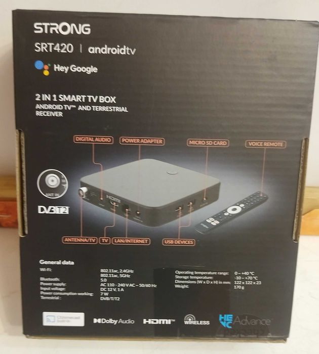 Dekoder Strong DVB-T2 + android TV