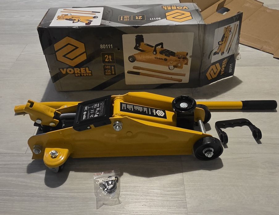 NOWY Podnośnik hydrauliczny żaba 2T Vorel 80111 (Odpakowany)