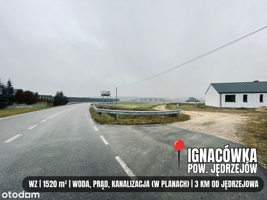 WZ | Media | Prostokąt | Płaska | Droga utwardzona | 3km od Jędrzejowa