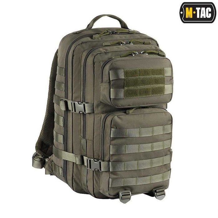 Тактический рюкзак 40 литров M-TAC Assault Оливка военный рюкзак ВСУ 52x29x28