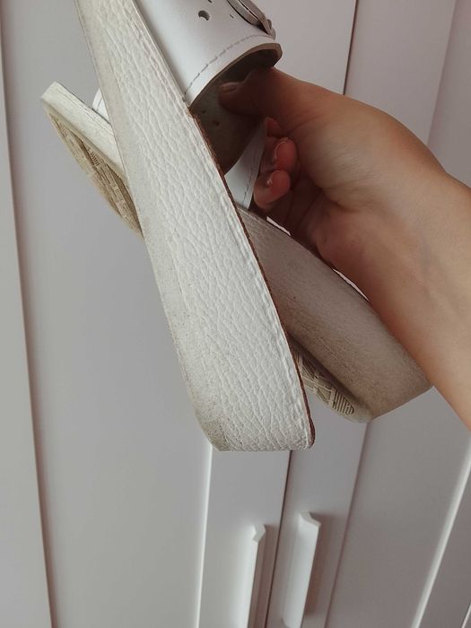 Klapki białe 41 medyczne