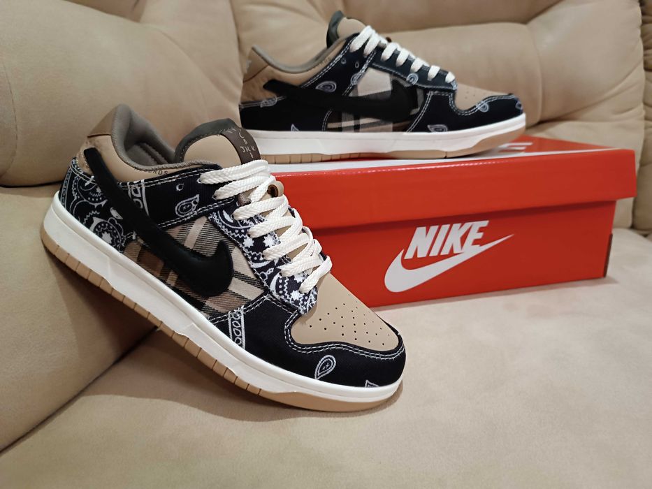 Кросівки nike air jordan 1 low x travis scott