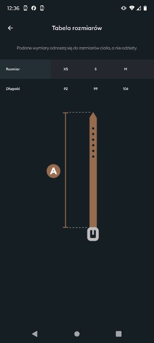 Pasek damski rozmiar m Sinsay